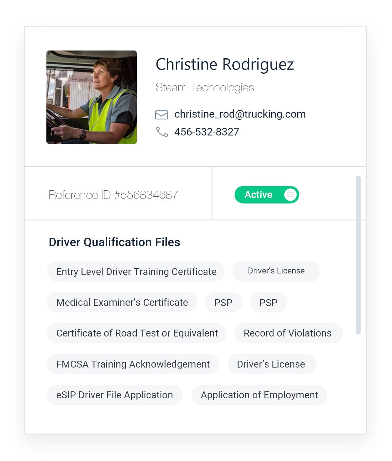 Driver Qualification Driver Qualification