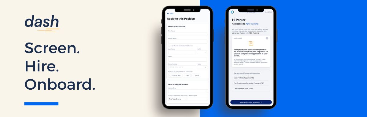 Get to Know Dash: Foley's Driver Hiring & Onboarding Software