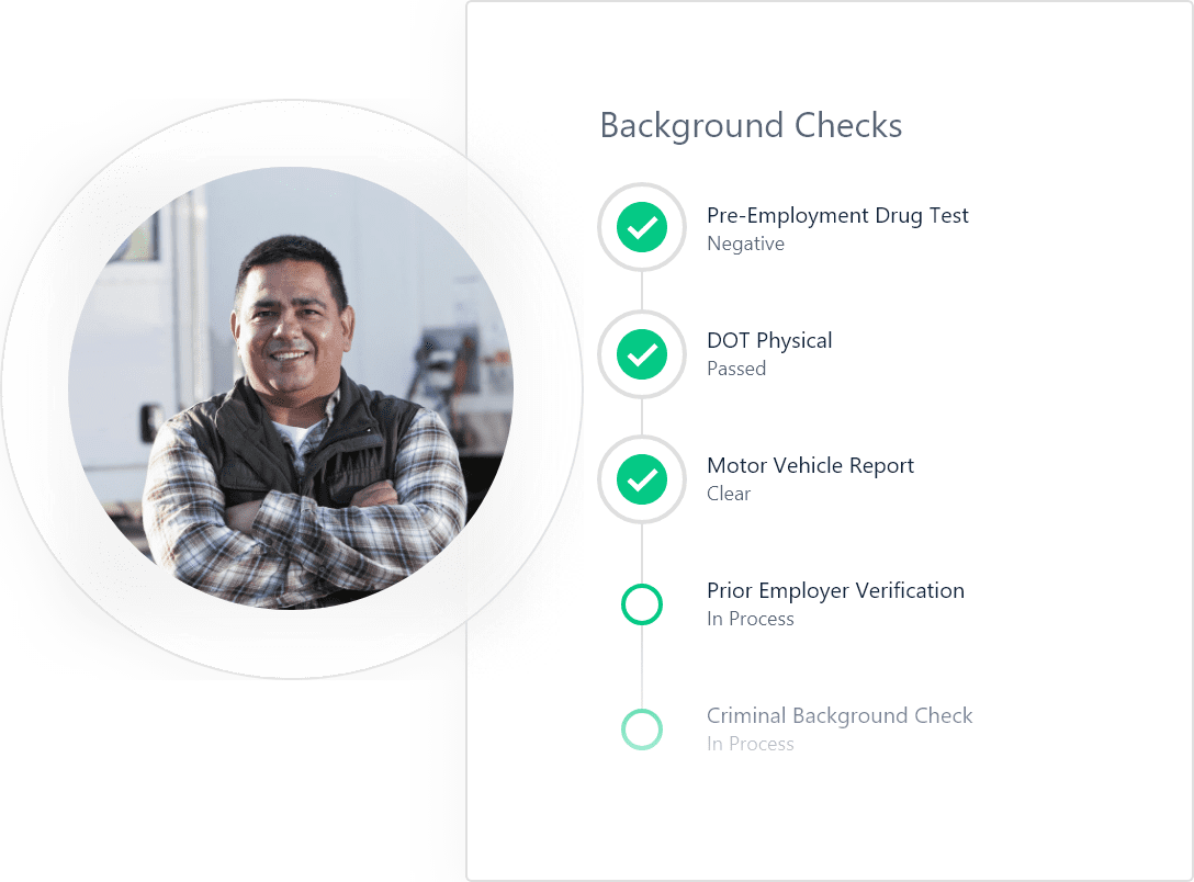 Lightning-fast DOT background checks