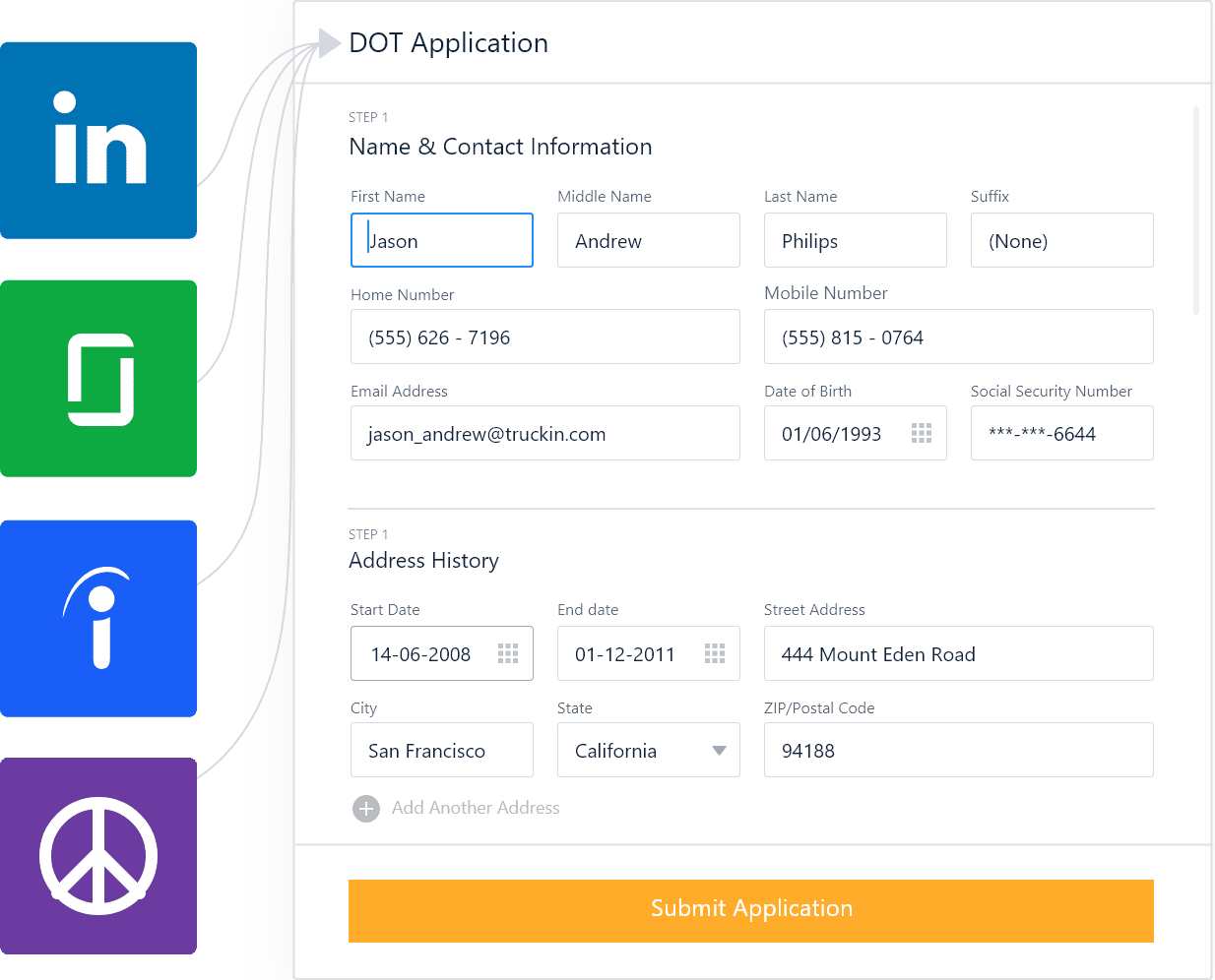 Driver first mobile application